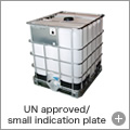 UN approved / small indication plate