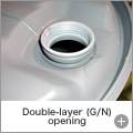 Double-layer (G/N) opening